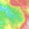 Senjska Draga topographic map, elevation, terrain