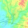 Minden topographic map, elevation, terrain