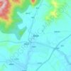 鹤城镇 topographic map, elevation, terrain