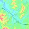 思劳 topographic map, elevation, terrain