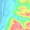 Darb Es Sim topographic map, elevation, terrain