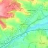 Upper Froyle topographic map, elevation, terrain