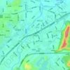 黄龙塘 topographic map, elevation, terrain