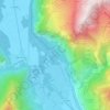 Le Bassey topographic map, elevation, terrain