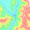 涪阳镇 topographic map, elevation, terrain