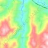 塔下 topographic map, elevation, terrain