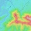 鸡公山 topographic map, elevation, terrain