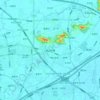 横山桥镇 topographic map, elevation, terrain