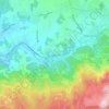 Galamares topographic map, elevation, terrain