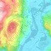 Nattages topographic map, elevation, terrain