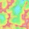 Picos de Europa topographic map, elevation, terrain