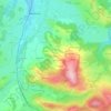 Floiger topographic map, elevation, terrain