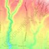 Melinggih topographic map, elevation, terrain