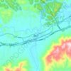 凉雾乡 topographic map, elevation, terrain