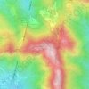 大老山 topographic map, elevation, terrain