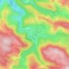La Palisse topographic map, elevation, terrain