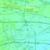 花园口镇 topographic map, elevation, terrain