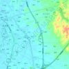 新园 topographic map, elevation, terrain