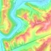 青龙村 topographic map, elevation, terrain