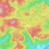 寿山乡 topographic map, elevation, terrain