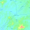 田心镇 topographic map, elevation, terrain