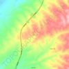 台格斗村 topographic map, elevation, terrain