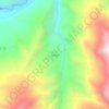 来西勒 topographic map, elevation, terrain