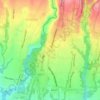 Sayan topographic map, elevation, terrain