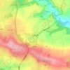 Oakhill topographic map, elevation, terrain