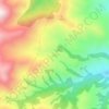 Uzi topographic map, elevation, terrain