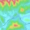 牛山 topographic map, elevation, terrain