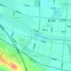 槐园 topographic map, elevation, terrain