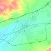 砂河镇 topographic map, elevation, terrain