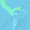 Honeymoon Island Dog Beach topographic map, elevation, terrain