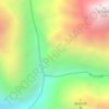 白玉俄姆勒沙 topographic map, elevation, terrain