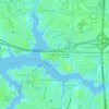 Elizabeth Park topographic map, elevation, terrain