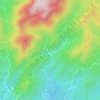 富坑村 topographic map, elevation, terrain