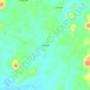 Komando topographic map, elevation, terrain