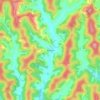 McClellan topographic map, elevation, terrain