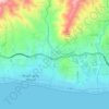 Las Casillas topographic map, elevation, terrain