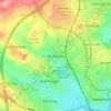 Wrenthorpe topographic map, elevation, terrain