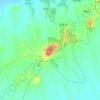 鸡鸣山 topographic map, elevation, terrain