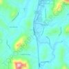 Otto topographic map, elevation, terrain