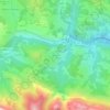 Berodia topographic map, elevation, terrain