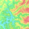 Port Loko topographic map, elevation, terrain