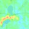 Bostwick Lake topographic map, elevation, terrain