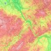Mayen-Koblenz topographic map, elevation, terrain