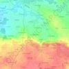 Les Fréchandières topographic map, elevation, terrain