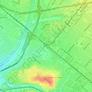 Bassett topographic map, elevation, terrain