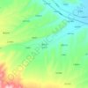 逊让乡 topographic map, elevation, terrain